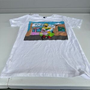 White Homer and Krusty Short Sleeve Tee